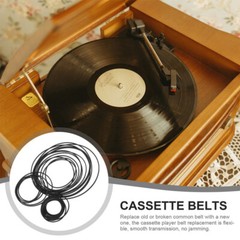 90 Pcs Radio Tape Belt Cassette Deck Belts Player Rubber Traction