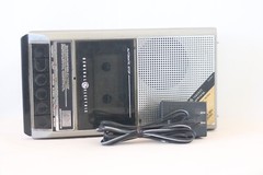 Vintage General Electric GE 3-5105C Tape Cassette Player Recorder W Cord