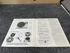 ⭐️Original Technics SL-1600mk2 / SL-1610mk2 User Instruction Manual & Receipt ⭐️