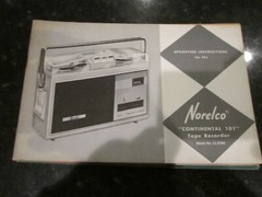 LOT OF 9 VINTAGE NORELCO TAPE RECORDER OWNER&rsquo;S MANUALS CATALOGS ALL MODELS- BNZ