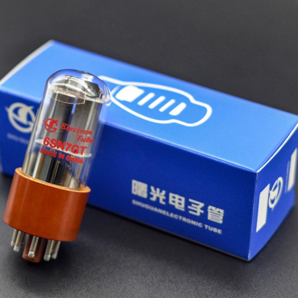 Matched Pair ShuGuang 6SN7 GT CV181 6N8P Vacuum Tube Amplifier Perfect Classic