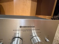 Vintage Kenwood KA-3700 Stereo Integrated Amplifier Tested Works Great Clean
