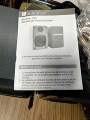 Brand New SINGING WOOD T25 Passive 2 Way Bookshelf Speakers 60 Watts (30W x 2)