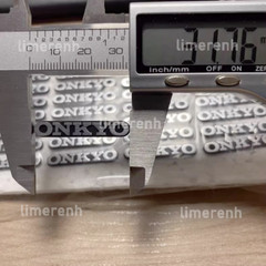 2pcs ONKYO speaker Logo Nameplate Badge Replacement Piece 32mm X 5.5mm