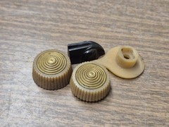 GE General Electric Radio and Record Player Vintage MCM 50s Knobs