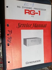 Pioneer RG-1 Service Manual RG Dynamic Processor Original