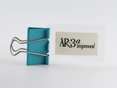 AR-3a improved logo badge Sticker Decal DIY waterproof 50mm(1.96&Prime;)X26.5mm(1.04&Prime;)