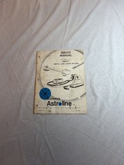 Vintage 1971 Brunswick Astroline Ball Return System Service Manual