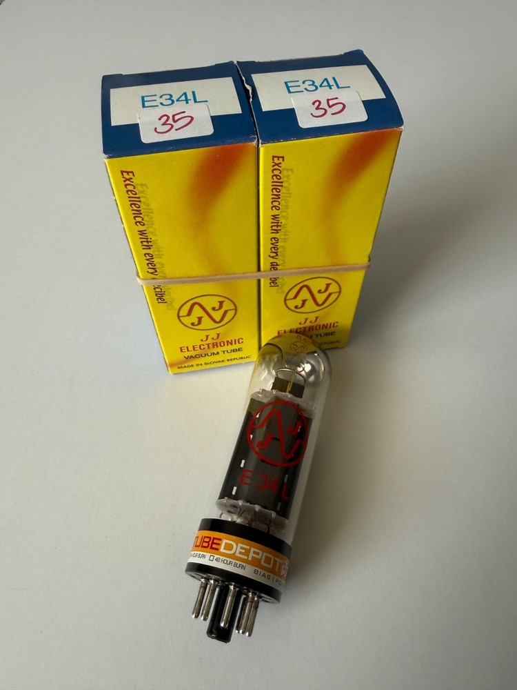 JJ Electronic E34L Tubes (Matched Pair)