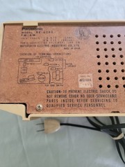 Vintage Panasonic RE-6283 AM FM Table Radio Tan Black MCM Retro 1970s WORKS