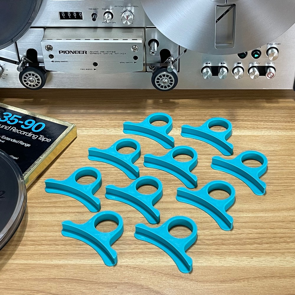 Reel to Reel Tape Winding Retaining Clips for 7 inch Reels – 10 Pack