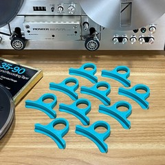 Reel to Reel Tape Winding Retaining Clips for 7 inch Reels – 10 Pack