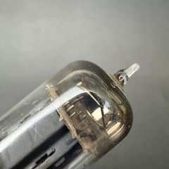 1960s 12AX7 ECC83 Tung-Sol Tube Gray Long Plate D Getter TV7 Test Good TS7-7
