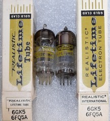 Tightly Matched Pair 6GK5/6FQ5A Realistic NOS Vacuum Tubes, TV-7D Tested