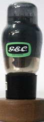 L63 6J5G CV1067 GEC Black Coated Glass Made In England Amplitrex Tested Qty 1 Pc