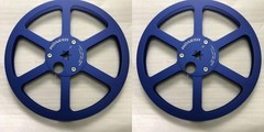 New One Pair Pioneer silvery 7 » Tape Reel Light Metal Aluminum Take Up Reel