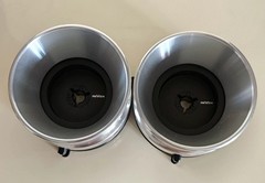 2X 10.5 1/4 Inch Silver NAB Hub Adapters For REVOX Reel To Reel Tape Recorder