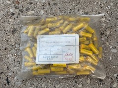 Bag of 200 new 1.5 uf 250v Yellow Film Capacitors Guaranteed Taiwan