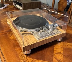 Pioneer PL-518 DD Auto Return Turntable Fully Serviced With New Veneer/Lid/Feet