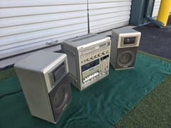 Vintage Hitachi TRK-9900 Boombox