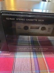JVC TD-R421 Stereo Cassette Deck Dolby HX Pro Tested Working