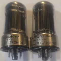 Chatham Electronics 6080WA Vacuum Tubes — JAN-CAHG-6080WA — Matched Pair