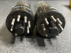 Pair Philips Miniwatt Ekectron 6BQ6GTB Vacuum Valves NOS Aus Made