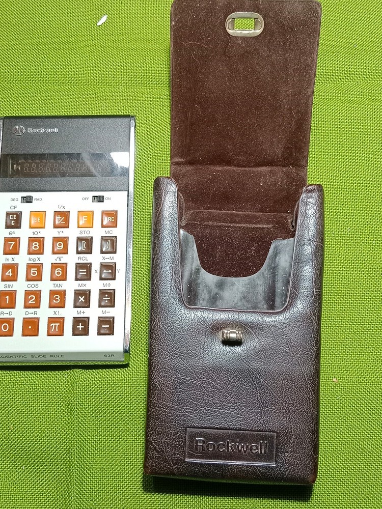ROCKWELL Scientific Slide Rule 63R CALCULATOR DIGITRON Made in Mexico 1975