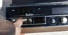 Vint Audition 2515-1 Stereo Multiplex Combo Unit AM/FM Turntable 8-Track Player