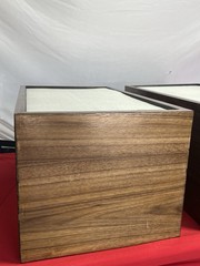 Acoustic Research AR2AX Speakers Pots Professionally Replaced Walnut Veneer