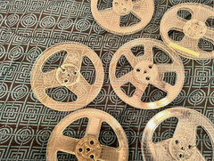 Lot of 2 – Vintage 7-Inch Take-Up Tape Reel Empty reel-to-reel 1/4&Prime;