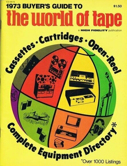 ORIGINAL Vintage 1973 High Fidelity Buyer&rsquo;s Guide to the World of Tape Magazine