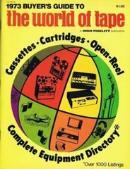 ORIGINAL Vintage 1973 High Fidelity Buyer&rsquo;s Guide to the World of Tape Magazine