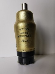 3 Philips Tubes: ABL1, ABC1, AK2 Used in Radios 1930´s & 40´s AVO tested- NOS