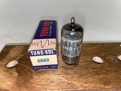 6680 12AU7A vacuum, Tung-Sol, USA NOS