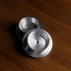 2X Replica Silver Nab Hub Adapters For 1/2&Prime; / 1&Prime; / 2&Prime; Studer A80 Recorders