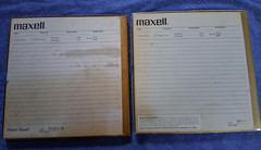 Lot of 2 Maxell UD 35-180 Sound Recording Tapes 3600 10.5 BLANK Reel to Reel