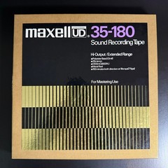 Maxell UD 35-180 10.5&Prime; Metal Reel to Reel Tape 3600 Ft Used w/ Box Japan