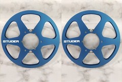 One New red Aluminum STUDER 10.5 » tape reel for A80 A810 A820 tape recorder