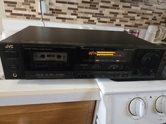 JVC TD-R421 Stereo Cassette Deck Dolby HX Pro Tested Working