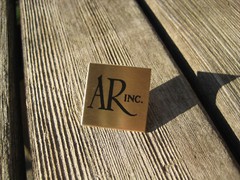 Acoustic Research Speaker Brass Badge 1-1/8&Prime; AR-3 AR-2 AR-2a Logo Tag THE BEST