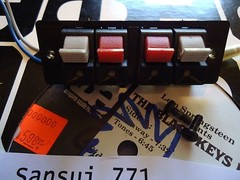 Sansui 771 Stereo Receiver Parting Out Speaker Output Jacks