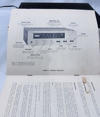 Lafayette LT-425T vintage solid-state AM/FM stereo tuner from late 1960s/1970s