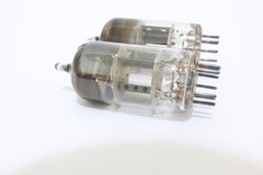 NOS Match 1 pair Mullard ECC81 12AT7 Mitcham SQ getter Vacuum Tubes R9D code