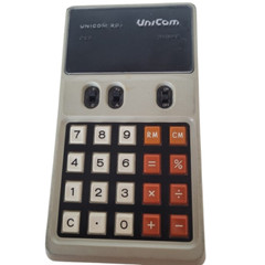 Unicom 201 Rockwell International Slide Rule Calculator w/ Case Vintage Works
