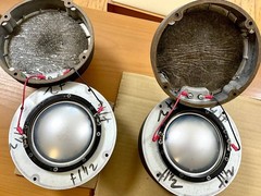 JBL 2440 Driver Pair – Early Model / Roll Edge / Excellent Condition / Tested