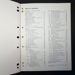 VINTAGE TASCAM 32 2-TRACK RECORDER/REPRODUCER OPERATION MAINTENANCE MANUAL