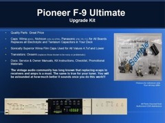 Pioneer F-9 Tuner Ultimate Restoration Kit – Wima, OnSemi, Nichicon