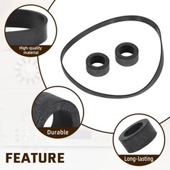 PINCH ROLLER TIRES & BELT REPLACEMENT SET For PIONEER RT-909 RT-901 REEL TO REEL