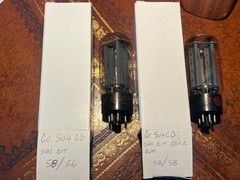 5U4GB GE 1962 vintage vacuum tubes 2 valves tested 5U4GA 5U4G